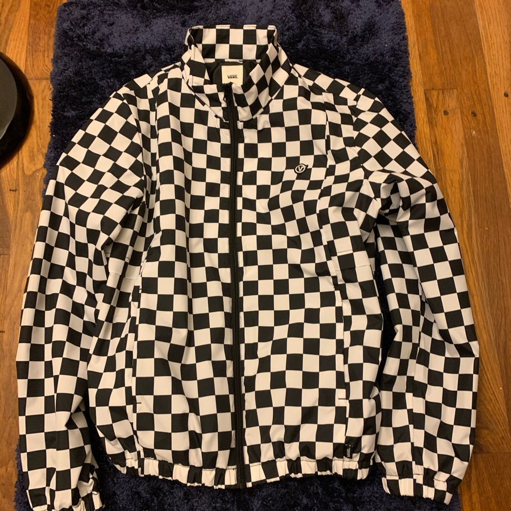 vans checkered jacket!<3